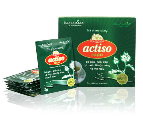 Trà phun sương Actiso của Vitafood